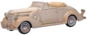 Oxford ~ HO Scale ~ 1936 Buick Special Convertible ~ Assembled ~ Weathered Junkyard Special ~ 87BS36006