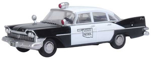 Oxford ~ HO Scale ~ 1959 Plymouth Savoy Sedan ~ Assembled ~ Oklahoma Highway Patrol ~ 87PS59001