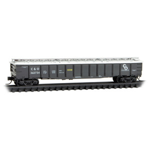 Micro Trains N Scale ~ 50' Steel Sided Covered Gondola ~ #362734 ~ 07100140
