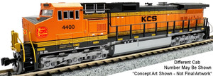 Kato ~ N Scale ~ C44-9W KCS #4401 ~ DC Version ~ 176-3520
