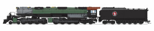 Broadway Limited ~ HO Scale ~ UP Big Boy 4-8-8-4 #4018 ~ GN Glacier Green ~ Paragon4 Sound/DC/DCC ~ 9510