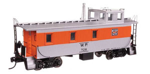 Walthers Proto ~ HO Scale ~ 30' GTW Style Wood Caboose with Offset Coupola ~  Western Pacific #754 ~ 920-103266