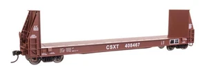 Walthers Proto ~ HO Scale ~ 50' Sieco Pulpwood Flatcar ~ CSX #408467 ~ 920-104517
