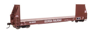 WalthersProto ~ HO Scale ~ 50' Sieco Pulpwood Flatcar ~ Georgia Railroad #56020 ~ 920-104521