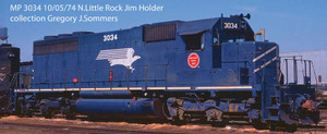 Bowser ~ HO Scale ~ EMD SD40 Missouri Pacific MP #3034 ~ DC/DCC Ready ~ 25653