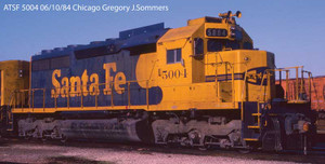 Bowser ~ HO Scale ~ EMD SD40 Santa Fe #5004 ~ DC/DCC Ready ~ 25657