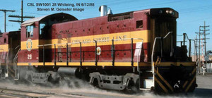 Bowser ~ HO Scale ~ EMD SW1001 Chicago Short Line #28 ~ DC/DCC Ready ~ 60613