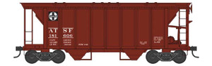 Bowser ~ N Scale ~ 70 Ton Two Bay Covered Hopper ATSF #181628 ~ 38266