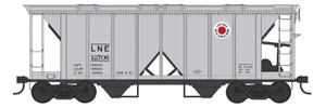 Bowser ~ N Scale ~ 70 Ton Two Bay Covered Hopper L&NE #12706 ~ 38280