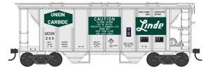 Bowser ~ N Scale ~ 70 Ton Two Bay Covered Hopper Union Carbide #205 ~ 38292
