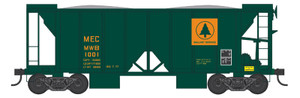 Bowser ~ N Scale ~ 70 Ton 2 Bay Ballast Cars ~ Main Central #1001 ~ 38319