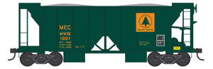 Bowser ~ N Scale ~ 70 Ton 2 Bay Ballast Cars ~ Main Central #1004 ~ 38321