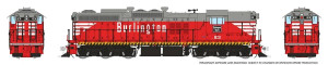 Rapido ~ HO Scale ~ Chicago, Burlington & Quincy ~ SD9 #834 ~ DCC & Sound ~ 050623
