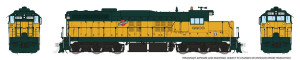Rapido ~ HO Scale ~ Chicago & North Western ~ SD9 #6614 ~ DC/Silent ~ 050221