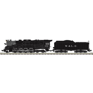 Atlas ~ N Scale ~ Berkshire 2-8-4 Steam Locomotive ~ WHEELING & LAKE ERIE #6426 ~ Silver ~ DC Version ~ 40006040