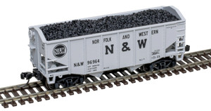 Atlas ~ N Scale ~55 TON FISHBELLY HOPPER ~ NORFOLK & WESTERN #96972 ~ 50007298