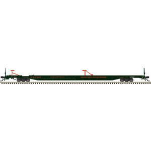 Atlas ~ N Scale ~ 89'4" FLAT CAR ~ BIRILLION & FOREST JUNCTION #104095 ~ 50007250