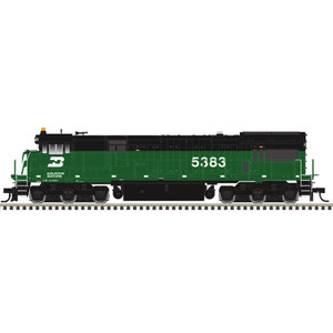Atlas ~ HO Scale ~ U30C ~ BURLINGTON NORTHERN #5366 ~ Silver ~ DC Version ~ 10004777