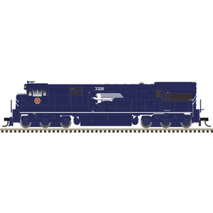 Atlas ~ HO Scale ~ U30C ~ MISSOURI PACIFIC #3313 ~ Silver ~ DC Version ~ 10004784