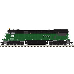 Atlas ~ HO Scale ~ U30C ~ BURLINGTON NORTHERN #5383 ~ Gold ~ DCC & Sound Version ~ 10004889