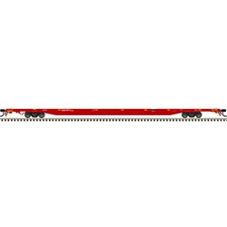 Atlas ~ HO Scale ~  ACF 89' 4" FLAT CAR ~ REDSTREAK [QUAX] #89713 ~ 20007858