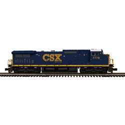 Atlas ~ O Scale ~ DASH8-40CW LOCOMOTIVE ~ CSX #7778 ~ Trainman ~ Analog Version ~ 2 Rail ~ 30138559