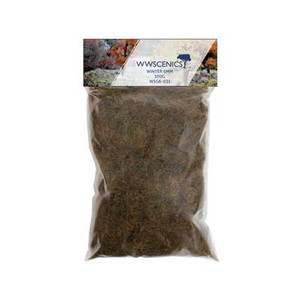 WWScenics ~ Any Scale ~ Static Grass 1/4" 6mm Fibers ~ Winter 3.5oz 100g ~ WSG6031