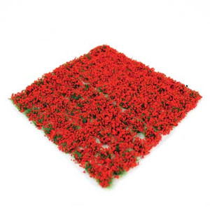 WWScenics ~ Any Scale ~ Grass Tufts 1/4" 6mm ~ Poppy pkg(100) ~ SGTPOP06