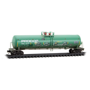 Micro Trains ~ N Scale ~ 50' General Service Tankcar ~ Weathered Procor #75374 ~ 11044650