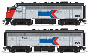 Broadway Limited ~ HO Scale ~ EMD F7A/B ~ Amtrak 103/153 ~ Paragon4 Sound/DC/DCC ~ 9684