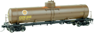 Roka ~ HO Scale ~ Oil Loading GATC Tank Car ~ Chicago Great Western #259 Oxide Red~ ROK259