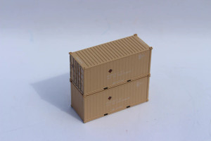 Jacksonville Terminal JTC ~ N Scale ~ MILITARY SERIES 20' Std. height containers ~ 205386