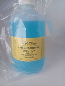 Micro Engineering ~ Rail Weathering Solution ~ 16 ounces ~ 49-104