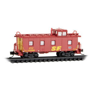 Micro Trains ~ N Scale ~ 36' Riveted Steel Caboose Atchison, Topeka and Santa Fe (ATSF) 999088 ~ 10000620