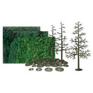 JTT Scenery Products ~ All-Scales Pine 8" Scenic Kit 6/pk ~ 92068