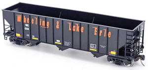 Bowser ~ HO Scale ~ 100-Ton 3-Bay Open Hopper ~ Wheeling & Lake Erie #592 ~ 43553