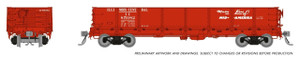 Rapido ~ HO Scale ~ 40' Drop Bottom Gondola ~ Illinois Central ~ 163014A-85163