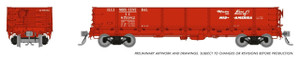 Rapido ~ HO Scale ~ 40' Drop Bottom Gondola ~ Illinois Central ~ 163014A-85516
