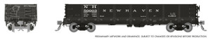 Rapido ~ HO Scale ~ 40' Drop Bottom Gondola ~ New Haven ~ 163015A-50011