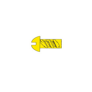 Woodland Scenics ~ 00-90 1/8" Round Head Screw ~ 5 Per Pkg ~ 801