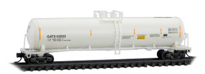 Micro Trains ~ N Scale ~ 56' General-Service Tank Car ~ Ready to Run ~ GATX #43833 ~ 11000661