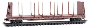 Micro Trains ~ N Scale ~ 61' 8" Bulkhead Flatcar with Log Bunks ~ Norfolk Southern SOU #115625 ~ 05400431