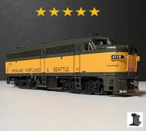 Rapido ~ HO Scale ~ Alco FA-1 ~ Burlington Northern: Patch #4118 ~ DC/DCC/Sound ~ 037581