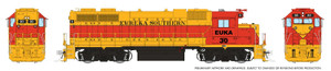 Rapido ~ HO Scale ~ EMD GP38 w/ext cab ~ Eureka Southern #30 ~ DC/DCC/Sound ~ 038550