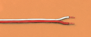 LGB ~ 2-Conductor Wire ~ 20 Meters, Orange/White ~ 50130