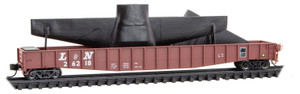 Micro Trains ~ N Scale ~ 65' Mill Gondola ~ Airplane Load ~ CSX Ex. L&N #26218 ~ 10700110