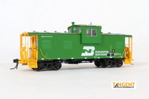Tangent ~ HO Scale ~ International Wide-vision Caboose ~ No RB No Windows ~ Burlington Northern #10714 ~ 60314-03