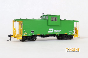 Tangent ~ HO Scale ~ International Wide-vision Caboose ~ WFE Rebuild 2017+ Era w/ FRA Light ~ Burlington Northern #12555 ~ 60317-01