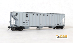 Tangent ~ HO Scale ~ PC Samuel Rea Shops 4600 Covered Hopper ~ CSX #887713 ~ 28062-03