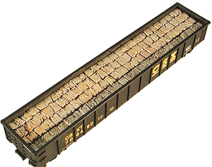 Chooch Enterprises ~ HO Scale ~ Cast Resin Freight Car Load ~ Baled Scrap Load for Gondolas ~ 7222